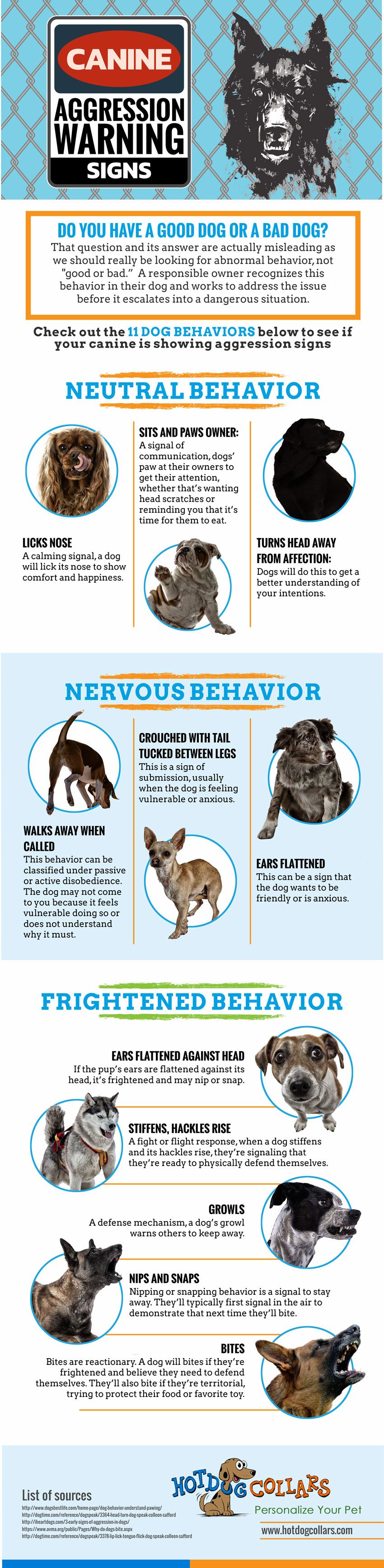 Canine Aggression Warning Signs